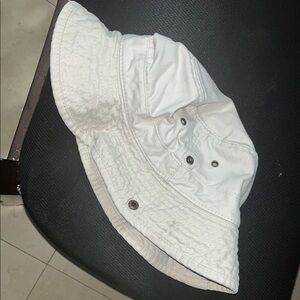 Men’s White Bucket Hat